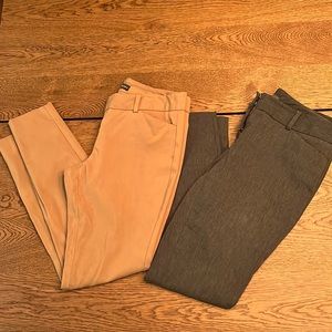 The Limited Ideal Stretch Dress Pants Gray & Tan